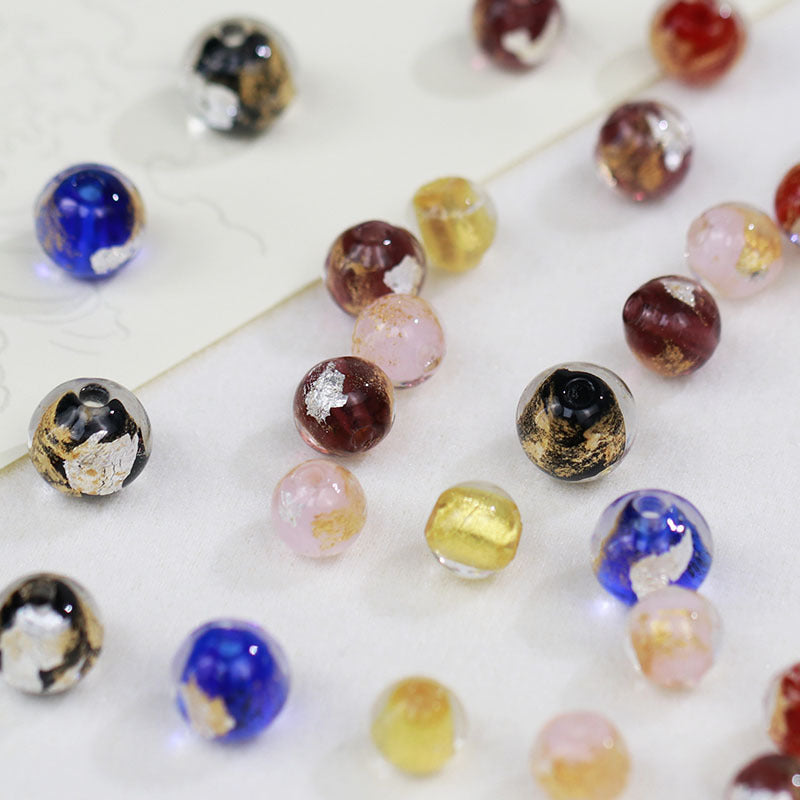 Al por mayor de 100 piezas de oro e incienso de lámina de plata de vidrio de ceniza